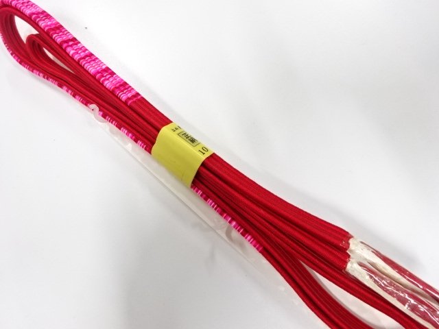 未使用品　正絹　手組帯締め